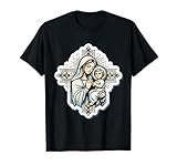 Saint Mary With Baby Jesus Christ Cross Products