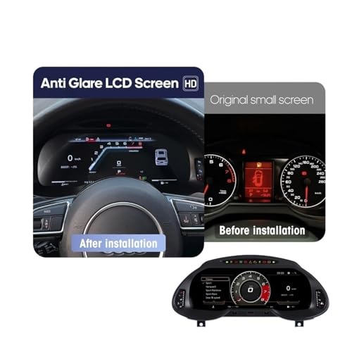 Cuadro digital Audi Q5 para actualizar salpicadero analógico a pantalla LCD con Android 3