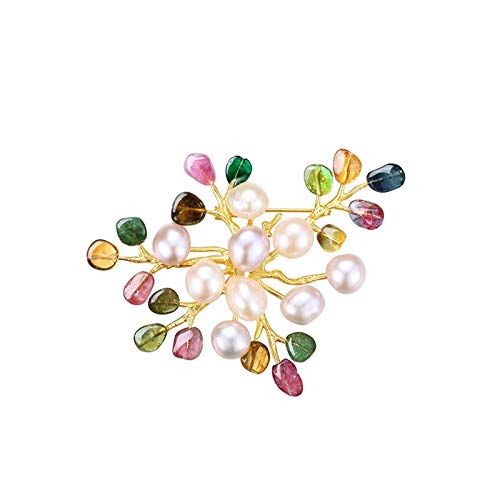 Broche perle rétro pour cardigan et manteau élégant lors d'un mariage