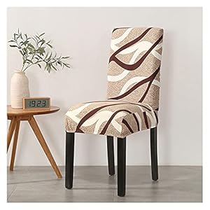 Stoel bedekking 1/2/4/6 Stuks Stretch Stoelhoezen Elastische Eetkamer Stoel Slipcover Afneembare Wasbare Stretch…