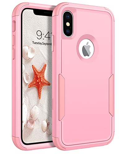 Coque rose pour iPhone X/XS : l'accessoire antichoc idéal pour vos déplacements quotidiens