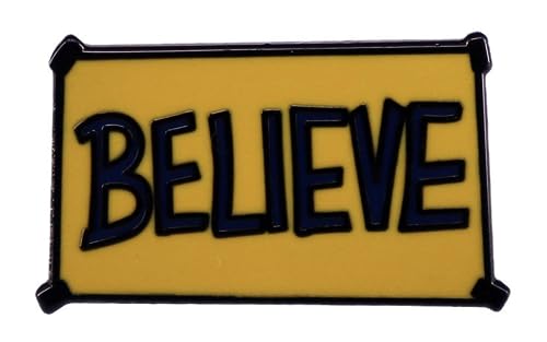 Lasso Believe Sign Poster Locker Room Football Soccer Coach UK British England TV Show 1.25' Enamel...