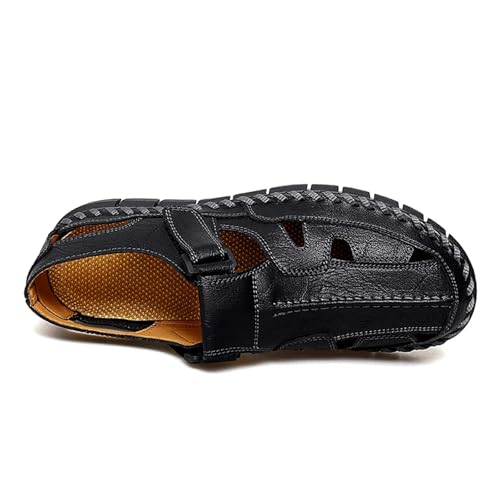 Outdoor Men Sandals Hand Made Breathable Summer Casual Shoes4