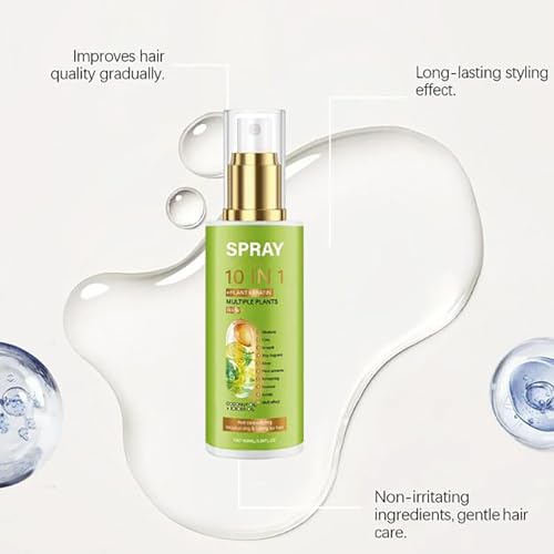 Spray capilar hidratante 10 en 1 con keratina vegetal 3.527 oz miniatura 6