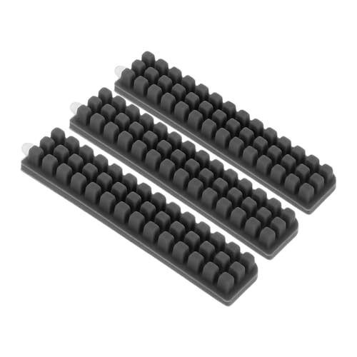 Unomor 3pcs Silicone Nozzle Cleaning Brush for Printers Non Damaging Design for Print Head Bed Maintenance Compatibility for Home Industrial Use