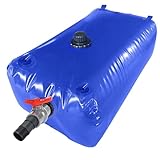euppaury 1000L/ 264 Gallon Water Bladder Tank, Large Capacity Foldable Portable Water Bladder Storage Container Water Bag, for Outdoor, Camping, Drought Resistance, Fire Prevention, Emergency Water