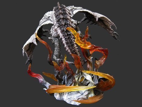 クリエイターズモデル リオレウス 希少種　フィギュア　モンスターハンター　銀 カプコンフィギュアビルダー クリエイターズモデル 銀火竜
