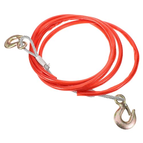 HOLIDYOYO Car Recovery Cable 8mm to 10mm Thick Towing Rope White Trailer Winch Strap