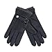 Produktbild NF NITZSCHE fashion - Lederhandschuhe für Herren - Smartphone-Touch-Funktion - 100% Schaf-Nappa Leder mit Futter aus 100% Wolle - schwarz und braun - warme und hochwertige Winterhandschuhe