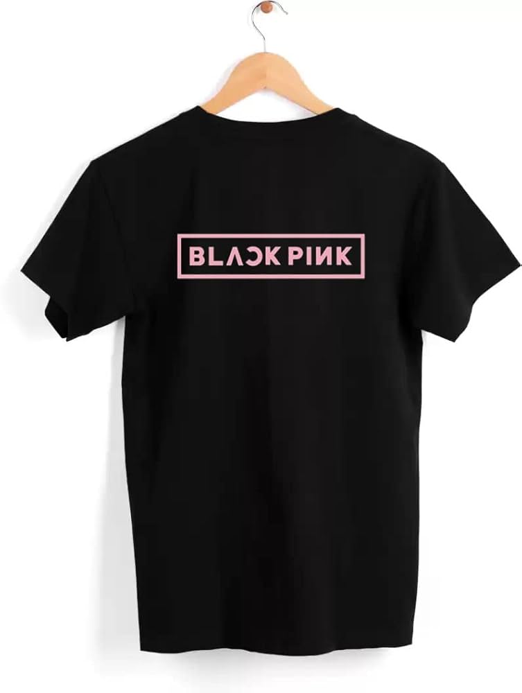 BLACKPINK 黒 Tシャツ black-pink-t-shirt-styletadka-