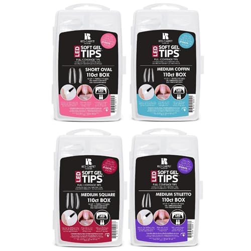 RC Red Carpet Manicure Soft Gel Tip Pre-Shaped False Nail