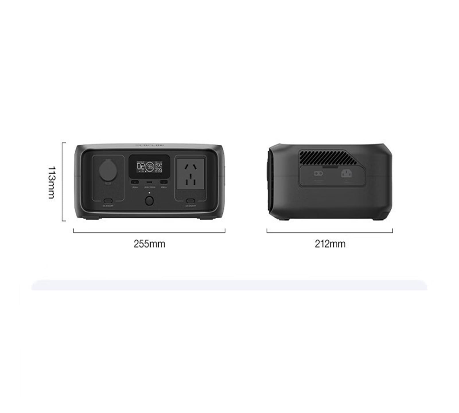 Centrale elettrica portatile da 286Wh con pannello solare 45W, generatore solare a batteria LiFePO4 con prese CA 1200W e funzione UPS
