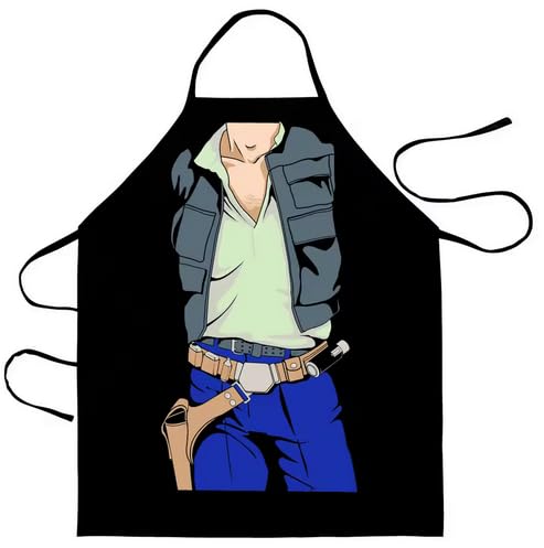 WOO LANDO Kochschürze und Grillschürze für Männer - 73x57 cm - lustige Geschenkidee zum Grillen