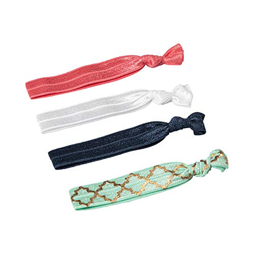 Hair Ties Mermaid - 4 Unidades, Lanossi Beauty & Care, Estampado