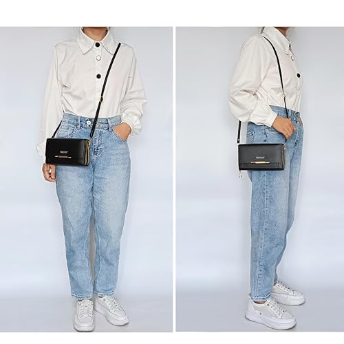 PORT&LOTUS Crossbody Handbag for Women PU Leather Bag3