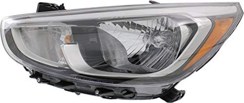 Amazon.com: Evan Fischer Driver Side Headlight for Hyundai Accent 2015 ...