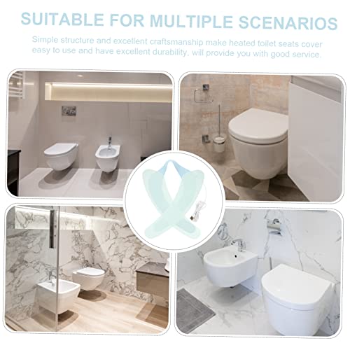 DOITOOL 5Pcs Beheizbarer Toilettensitz Wärmender Toilettensitz Toilettensitze Beheizbares Toilettensitzkissen Beheizbares Toilettensitzkissenbezug Toilettensitzwärmer Kissenkissen Winter – Bild 7