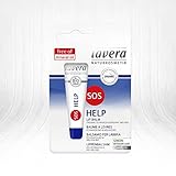 lavera SOS Help Bálsamo labial ∙ Vegano Cuidado Labial biológico cosméticos naturales 100% certificados 8 ml