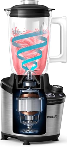 Philips-7000-Series-Hochleistungsstandmixer--ProBlend-Ultra-Technologie-1500-W-2-L-Glasbehalter-Schnellauswahlprogramme-fur-Smoothies-Suppen-HomeID-App-Spulmaschinenfeste-Teile-HR376010 | Dealmeister.io Alt tag für bilder post titel