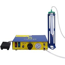 982A Auto Glue Dispenser AC 110V Automatic/Semi-Automatic Solder Paste Liquid Adhesive Controller, Digital Display, Adjustable Dispensing Amount & Interval