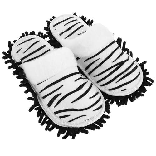 CLISPEED Zapatillas para Limpiar los Pies Mujer con Suela Gruesa y Cálida, Diseño Desmontable, Pantuflas Cómodas para Casa y Hotel, Talla 38-41