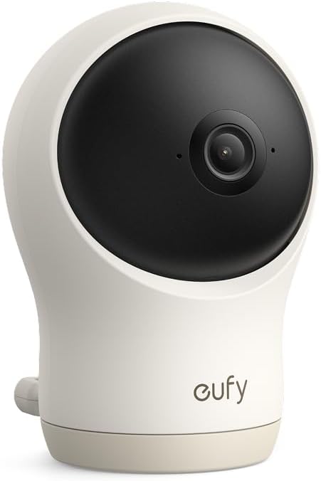 eufy Baby Monitor C10 with 2K HD Camera, 4.5″ 480p Display, 4× Zoom, Pan-Tilt, Night Vision, Hybrid Wi-Fi & No Wi-Fi Connection, 12 H Battery, Motion, Cry, Noises, Temperature Alters (C10 Camera Only)