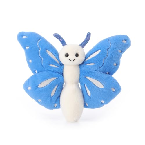 Apricot Lamb Ocean Blue Butterfly Stuffed Animals for...
