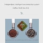 QJRGUY Semi Automatic Espresso Fresh Tea 2in1 Coffee Machine, 1850W High- Instant Boiler, Smart Thermostat, Stainless Steel, Blue - Image 3