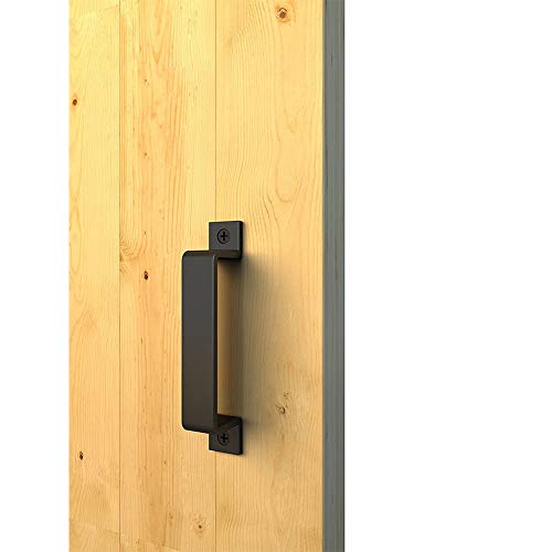 Soldmore7 Barn Door Handle, 19cm Smooth Closets Sliding Gates Stainless