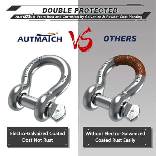 image for AUTMATCH D Ring Shackle 3/4