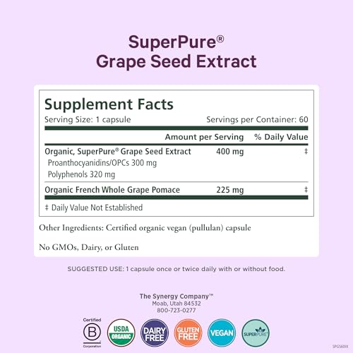Pure Synergy SuperPure Grape Seed Extract