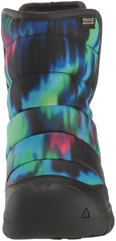 KEEN Puffrider Insulated Waterproof Durable Easy On Snow Boots, Northern Lights/Black, 2 US Unisex Big Kid | Image 1