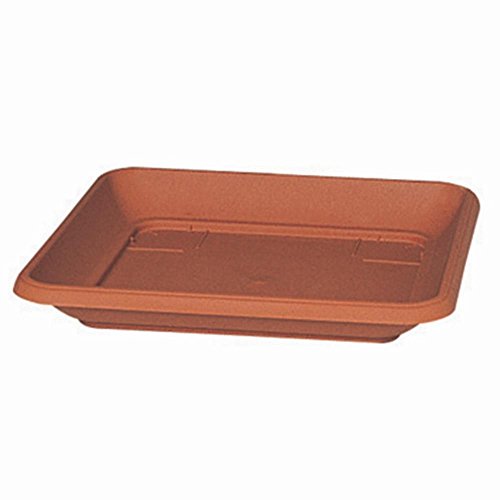 Preisvergleich Produktbild Manna 105237 Untersetzer Quadro Similcotto 45 cm, terracotta aus Polypropylen