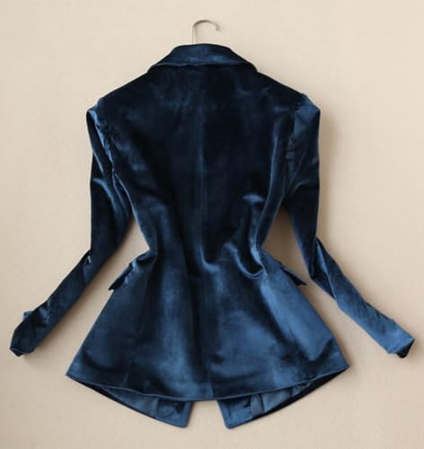Women's One Button Suit Velvet Jacket & Pants 2 Pieces for Business/Casual/Daily Tuxedos2