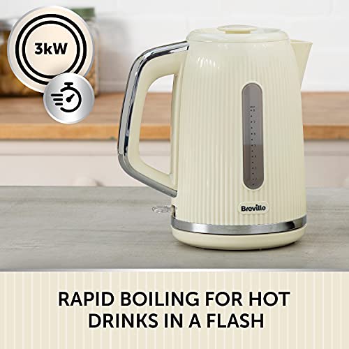 Breville Bold Vanilla Cream 1.7L Electric Kettle - Fast Boil - Image 2
