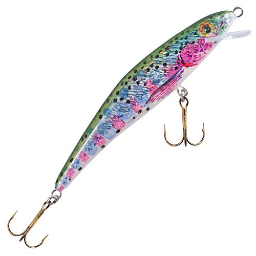 Balzer Matze Koch 7cm 7g UV Booster Natur Shallow Runner - Wobbler, Farbe:Regenbogenforelle