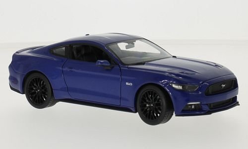 Welly Ford Mustang GT 2015 Blue 1:24