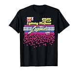 Disney Pixar Cars Lightning McQueen 95 Legend Race Logo T-Shirt