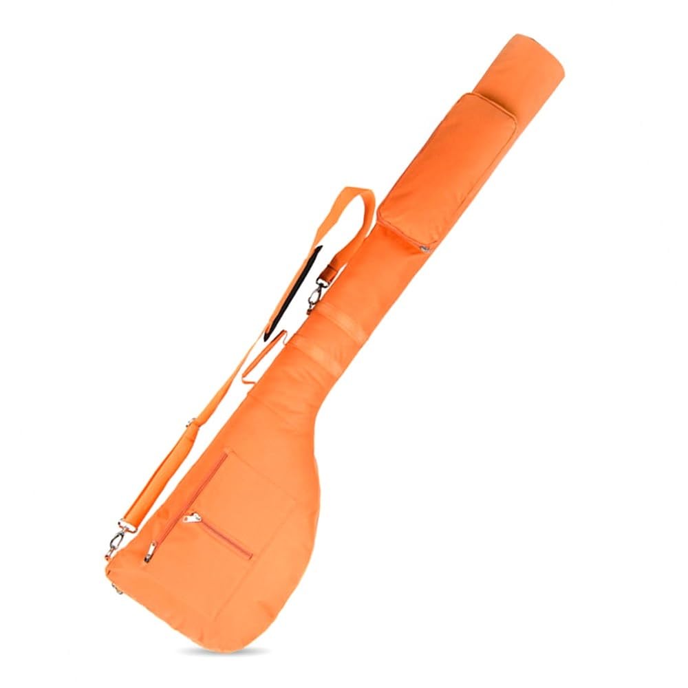 Golf-Tragebags Sport Golf Club Tasche wasserdichte Golf Tasche Große Kapazität Tragbare Zipper Faltbare Golf Zubehör Golf Reise Fall tragebag (Color : Orange)