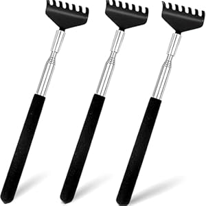 Lot de 3 Gratte-Dos Extensibles Super Massants (Occasion Très Bon)