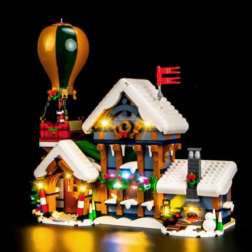 BrickBling LED Light Compatible with Lego Santa's Post Office, Holiday Décor Lights Compatible with Lego 10339, Christmas Lighting Kit-No Model (Basic Version Light)