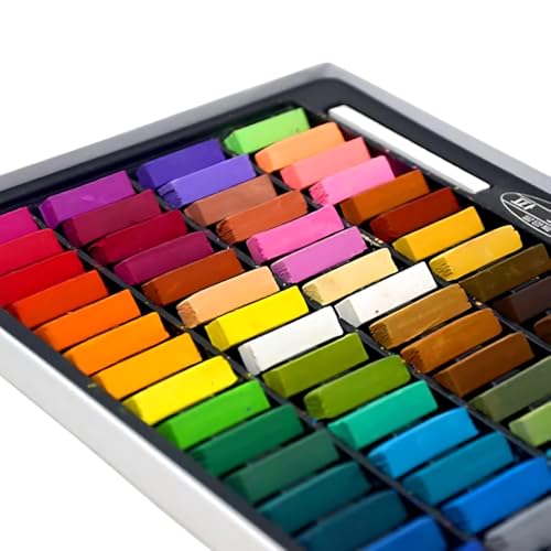 MUNGYO Soft Pastel Set – 64 Vibrant Colors for Artists | Smooth & Blendable | Square Shape - Image 8