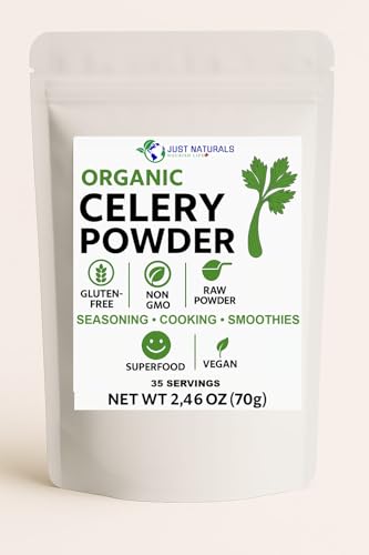 Organic Celery Juice Powder 70g, 35 Servings, Vegan, Non-GMO