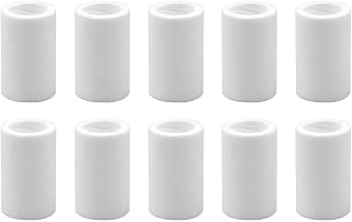 10 paquetes de cartuchos de filtro de algodón PP para purificador de agua, sedimentos de alta densidad para el hogar, barro óxido y materia suspendida, repuesto de 36 x 23 mm