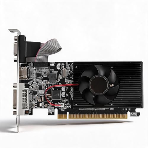 Tarjeta gráfica económica Zunate de 1 GB para solucionar la falta de puertos HDMI en PC antiguos