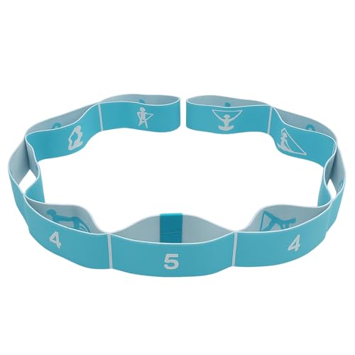Fascia Elastica Per Yoga, Yoga, 9 Lusse, Fascia Elastica Per Fitness, Fascia Di Resistenza Segmentata Per Pilates, Danza, Ginnastica, Allungamento Eff