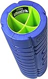 GoFit Deep Tissue Muscle Roller - 12” Go Roller w/ Ultra Fin Core & Myofascial Release Ball