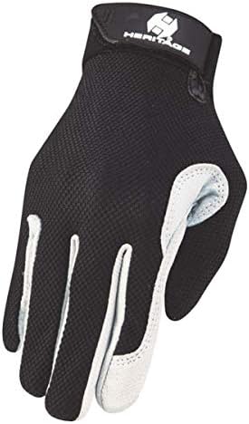 Heritage Tackified Performance Glove Black/White Size 8