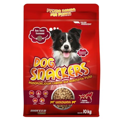 Biofeed Pies Snackers dla dorosłych średnich i dużych wołowiny 10 kg