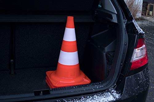 Verkehrsleitkegel Schellenberg 73190 aus Kunststoff mit 50 cm Höhe